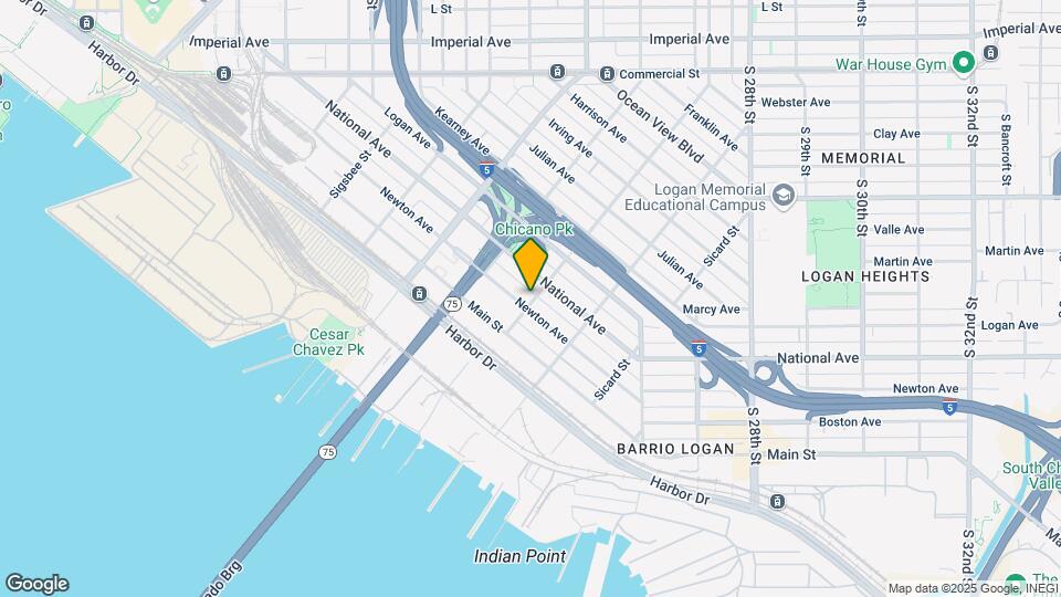 1032 S Evans St Map and Location Details