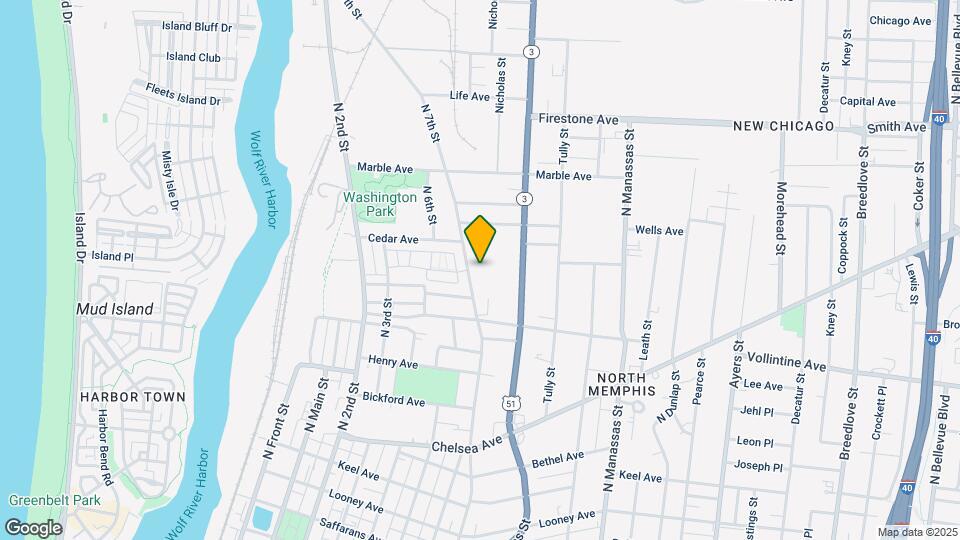 1022 N 7th St Mapa y Detalles de la Ubicación