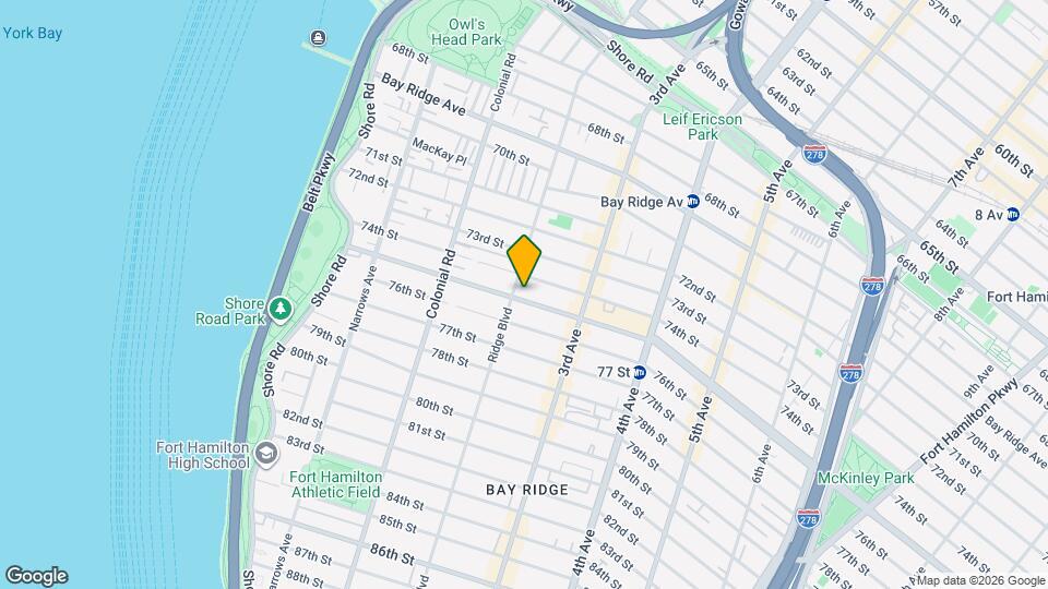 7423 Ridge Blvd-Unit -4F Map and Location Details