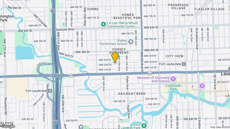 1215 NW 2nd St Map and Location Details