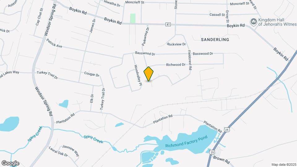 4331 Parkwood Dr Mapa y Detalles de la Ubicación