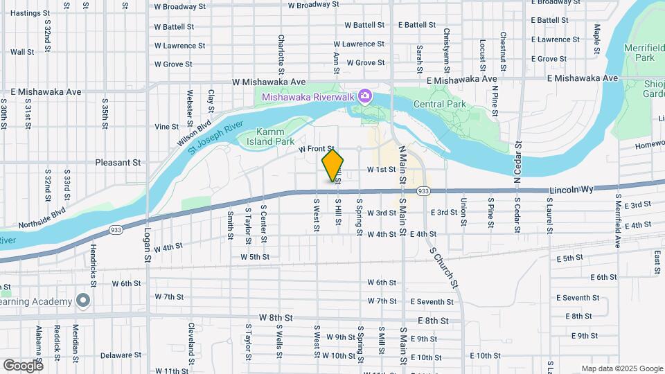 River Center Apartments Map and Location Details