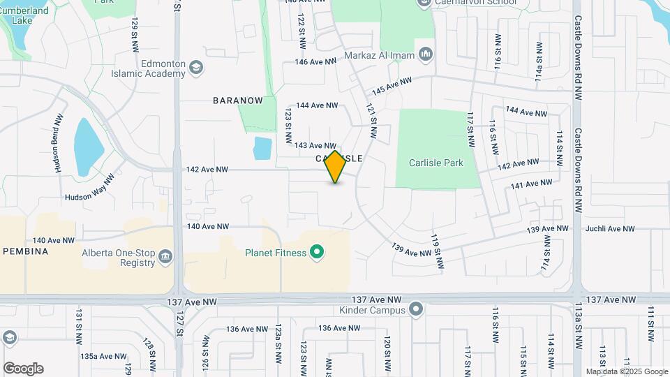 12117 142 Ave NW Map and Location Details