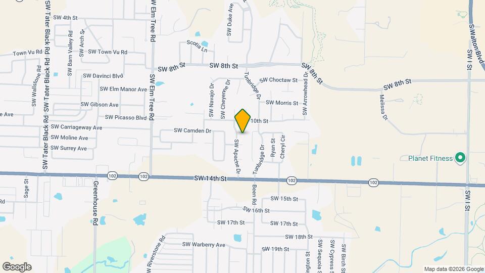 2705 SW Huron Ct Map and Location Details