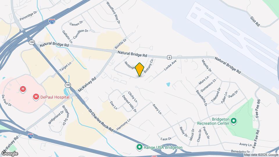 3972 Brittany Cir Map and Location Details