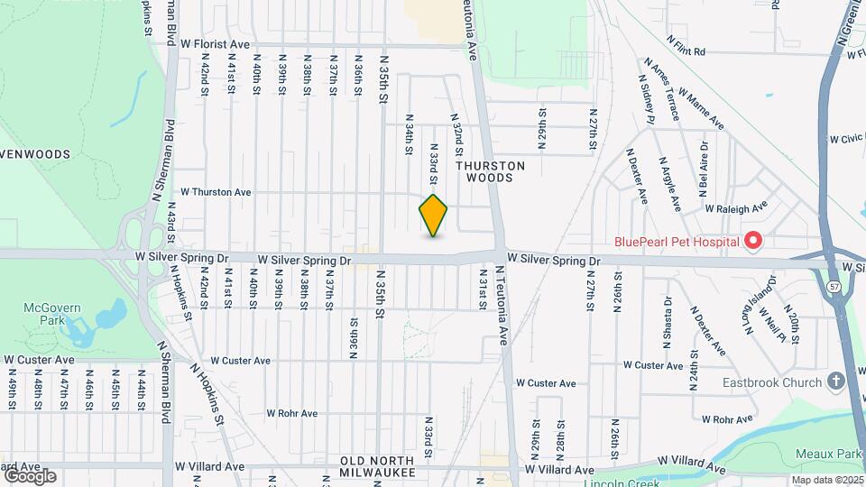 3232 W Silver Spring Dr Map and Location Details
