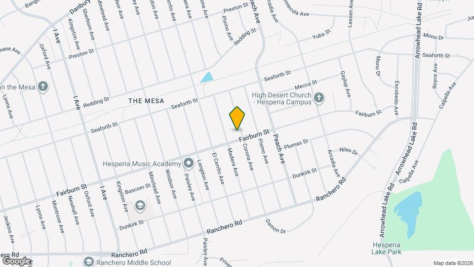 7764 Corona Ave Mapa y Detalles de la Ubicación