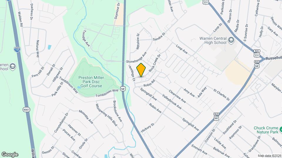 2132 Rock Creek Dr Mapa y Detalles de la Ubicación