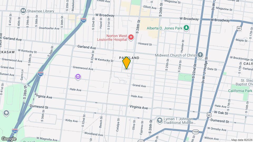 2817 Greenwood Ave Mapa y Detalles de la Ubicación