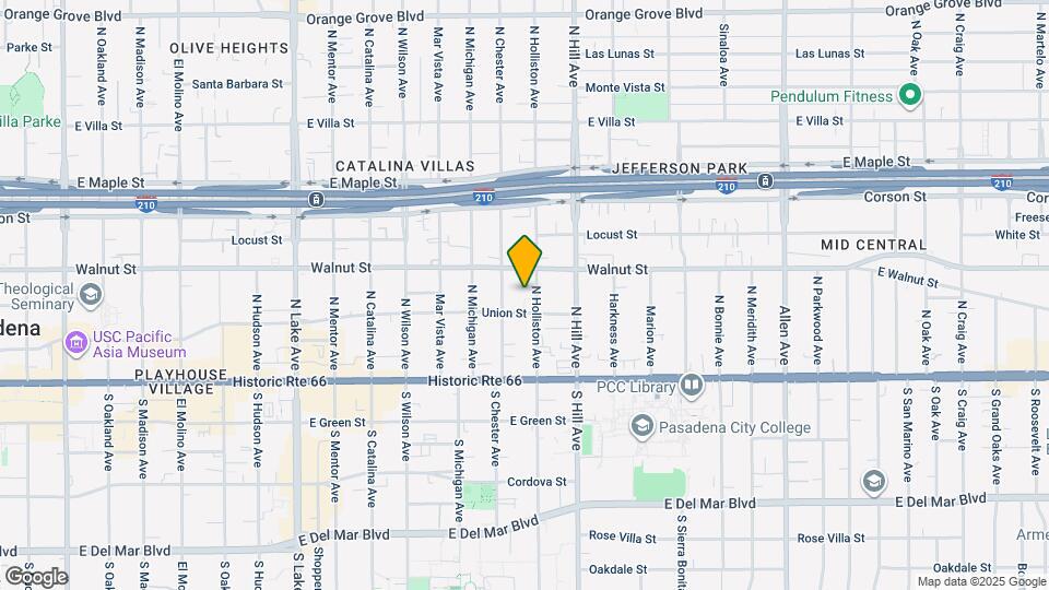 147 N Holliston Ave Map and Location Details