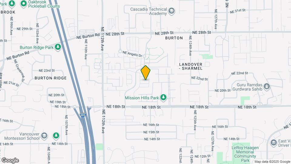 11745 NE 22nd Way Map and Location Details