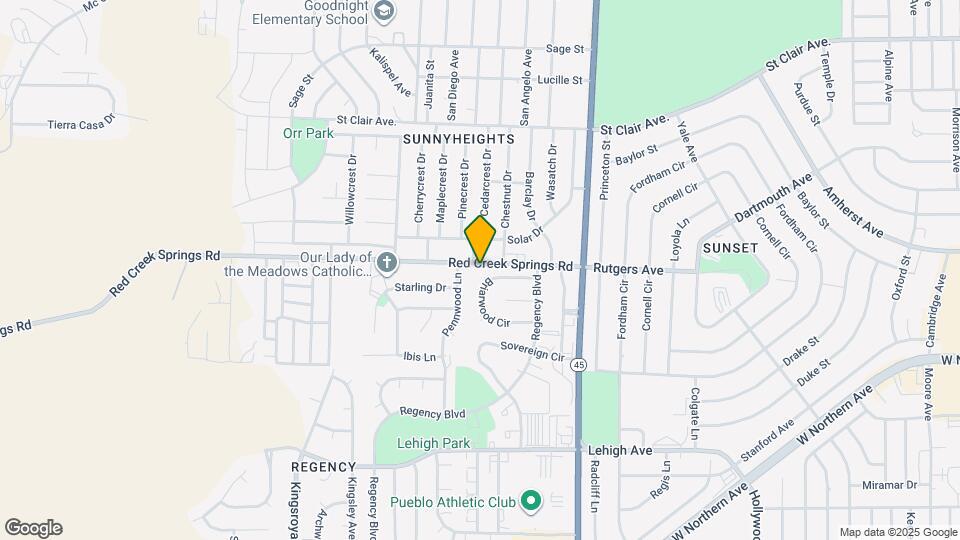 21 N Briarwood Pl Map and Location Details