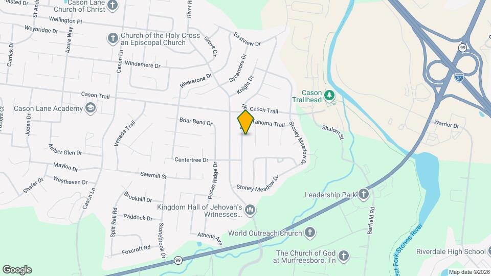 1527 Dodd Trail Mapa y Detalles de la Ubicación