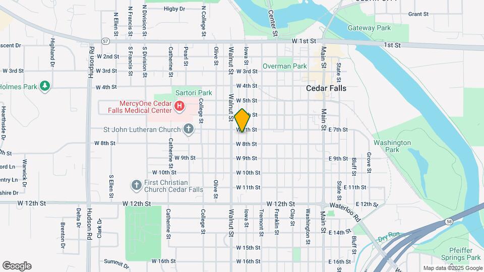 709 Iowa St Map and Location Details