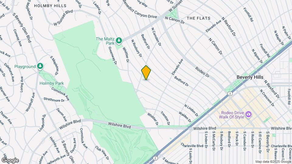 721 N Linden Dr Map and Location Details