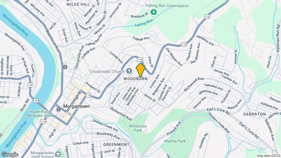 829 Snider St Map and Location Details