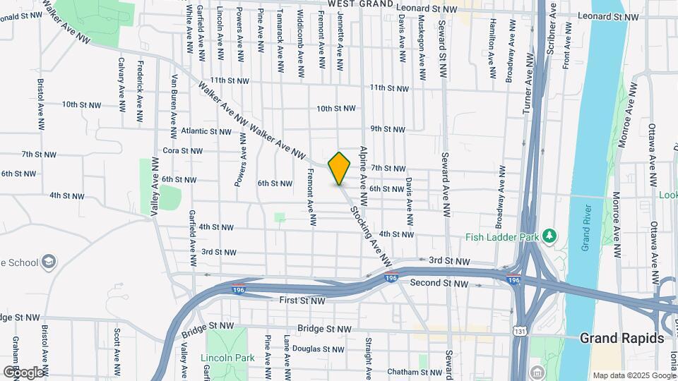 731 Stocking Ave NW Map and Location Details
