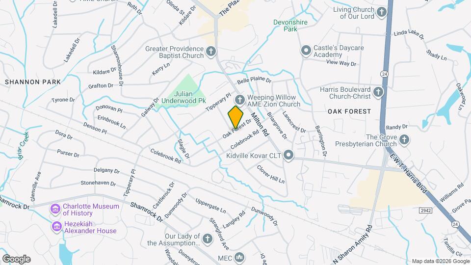 4300 Oak Forest Dr Mapa y Detalles de la Ubicación