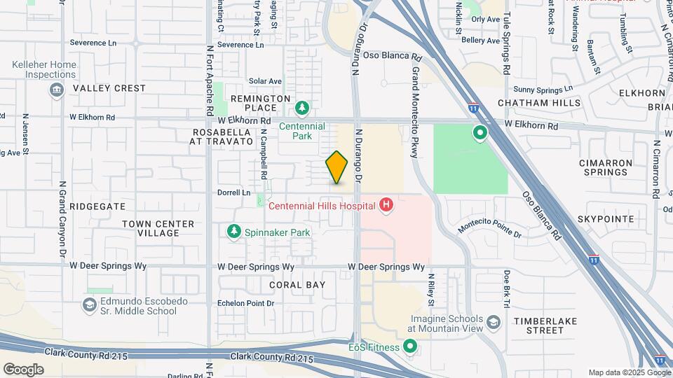 8920 Dorrell Ln Map and Location Details