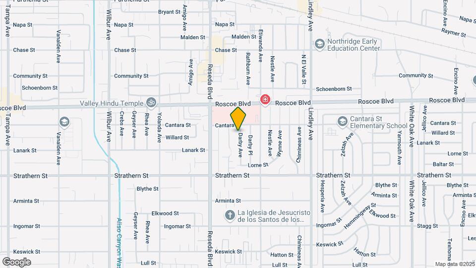8139 Darby Ave Mapa y Detalles de la Ubicación