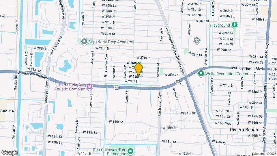 1205 W 24th St Map and Location Details