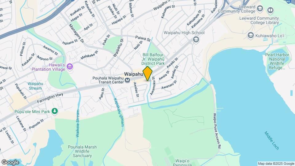 Wailani Gardens Apartments Map and Location Details