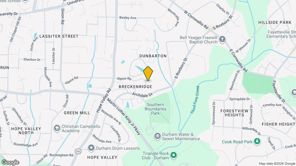 2126 Alpine Rd Map and Location Details