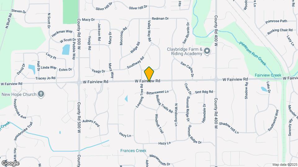 4343 W Fairview Rd Map and Location Details