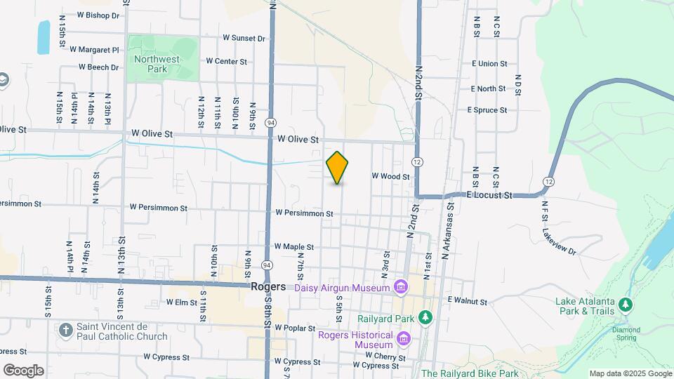606 N 5th St Map and Location Details