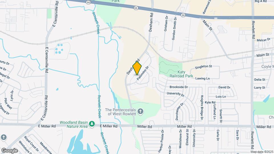 1709 Palomino Dr Map and Location Details