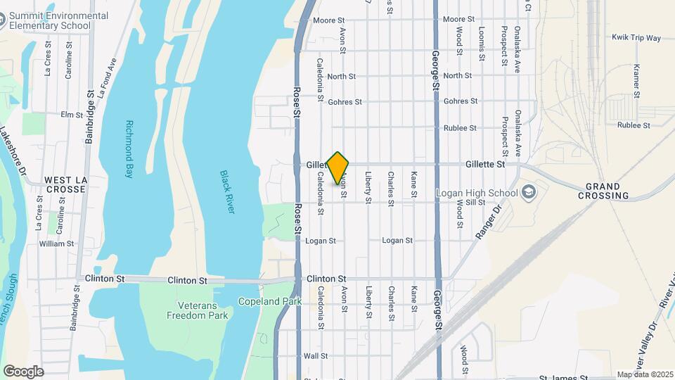 1519 Avon St, Unit 1519 Map and Location Details