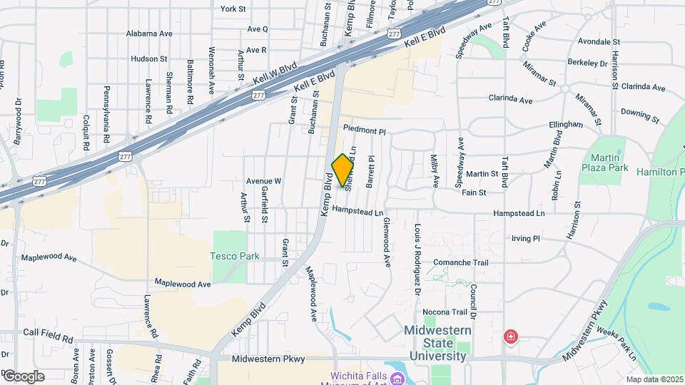 3314 Sherwood Ln Map and Location Details