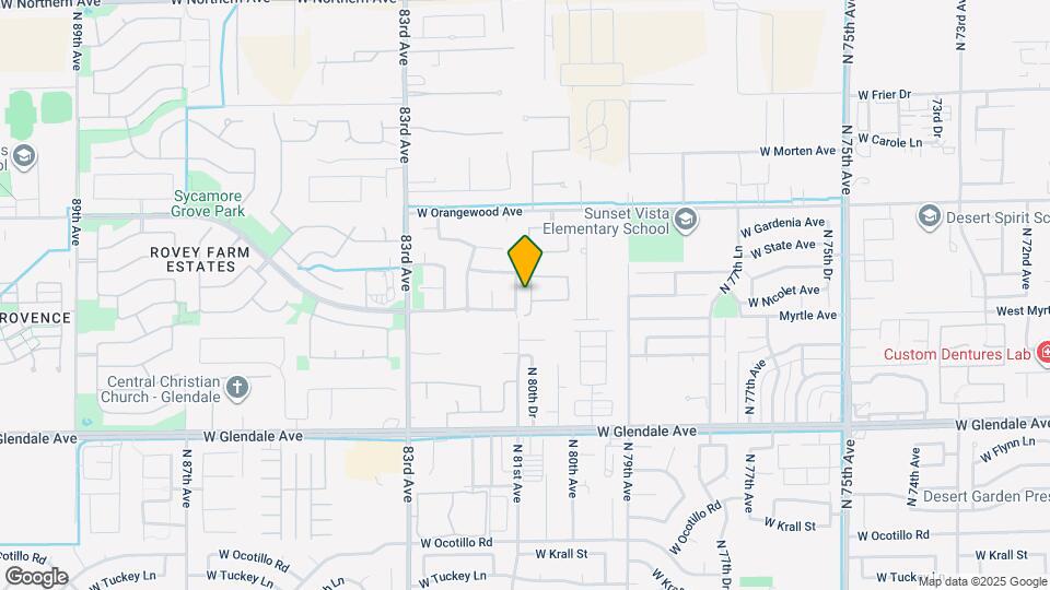 7306 N 80th Ln Map and Location Details