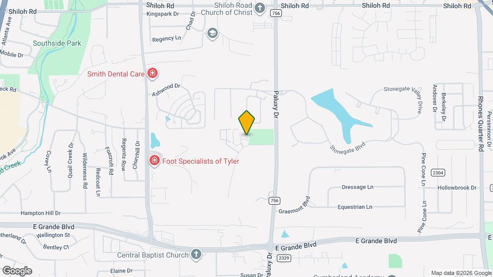 3748 Mill Creek Drive Map and Location Details