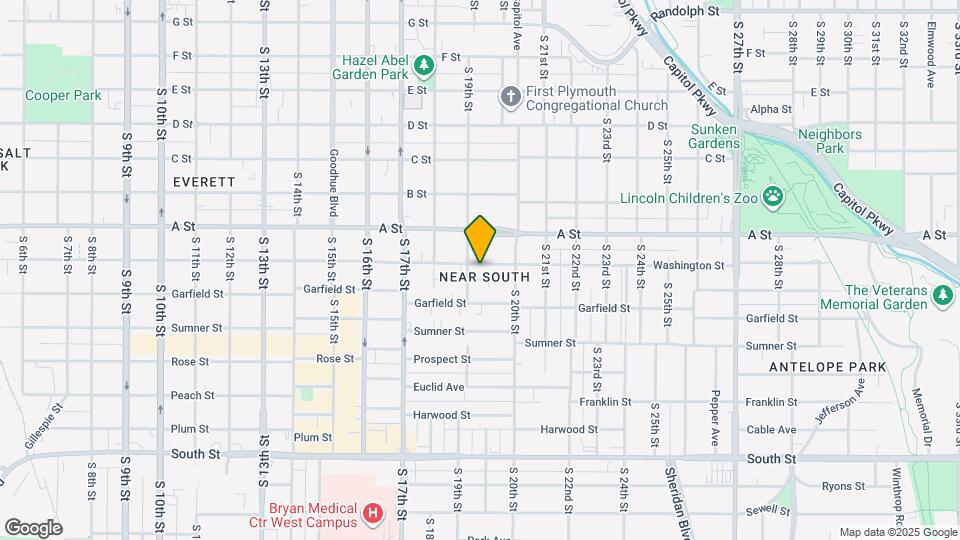 1919 Washington St Map and Location Details