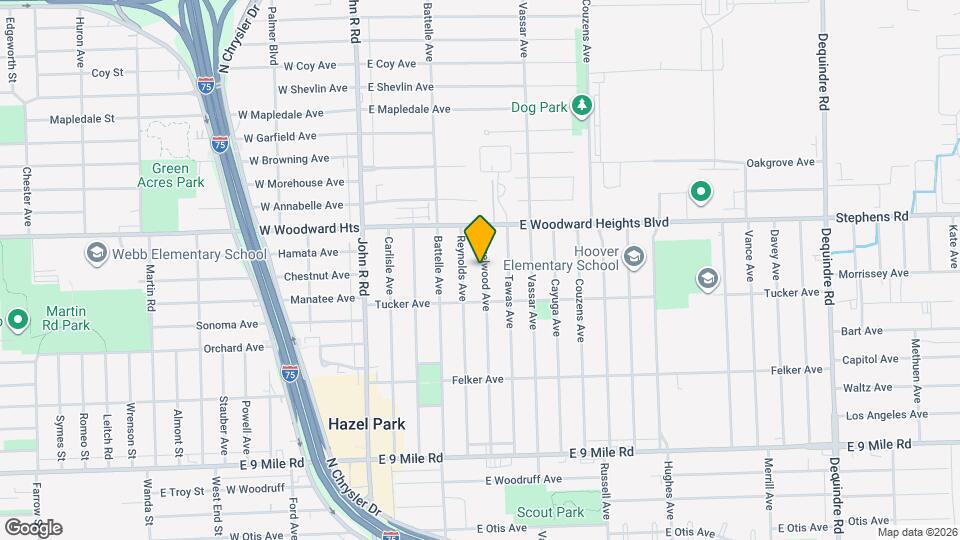 23773 Hazelwood Ave Map and Location Details