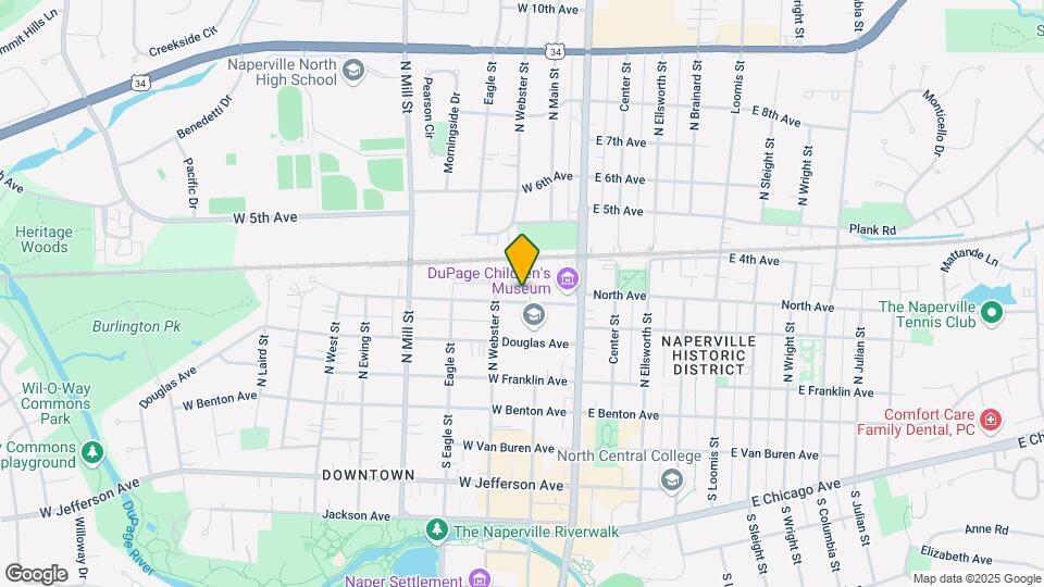 105 Spring Ave Mapa y Detalles de la Ubicación