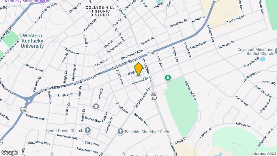 1245 Nutwood St Map and Location Details