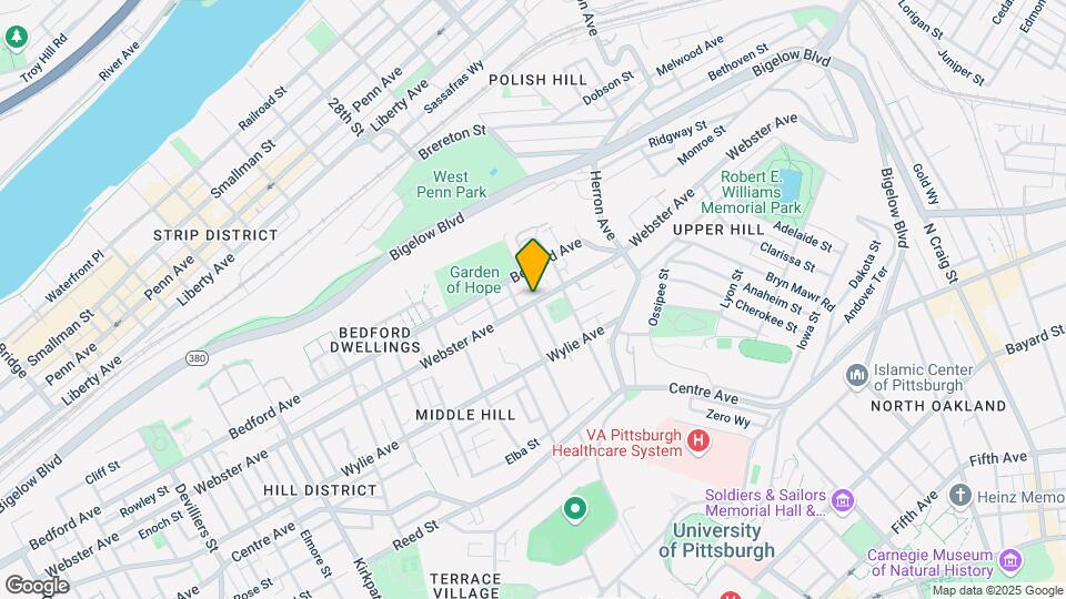 2815-2819 Webster Ave Mapa y Detalles de la Ubicación