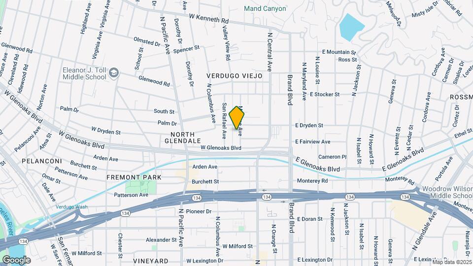 1025 Melrose Ave Map and Location Details