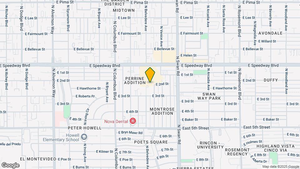 938 N Belvedere Ave Map and Location Details