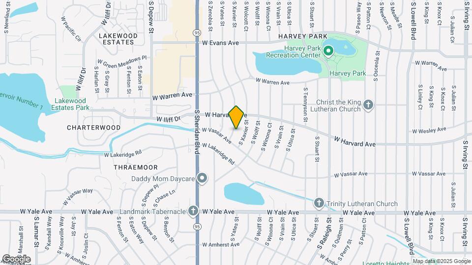 2564 S Yates St Map and Location Details