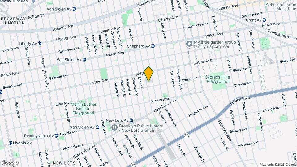 619 Linwood St Map and Location Details