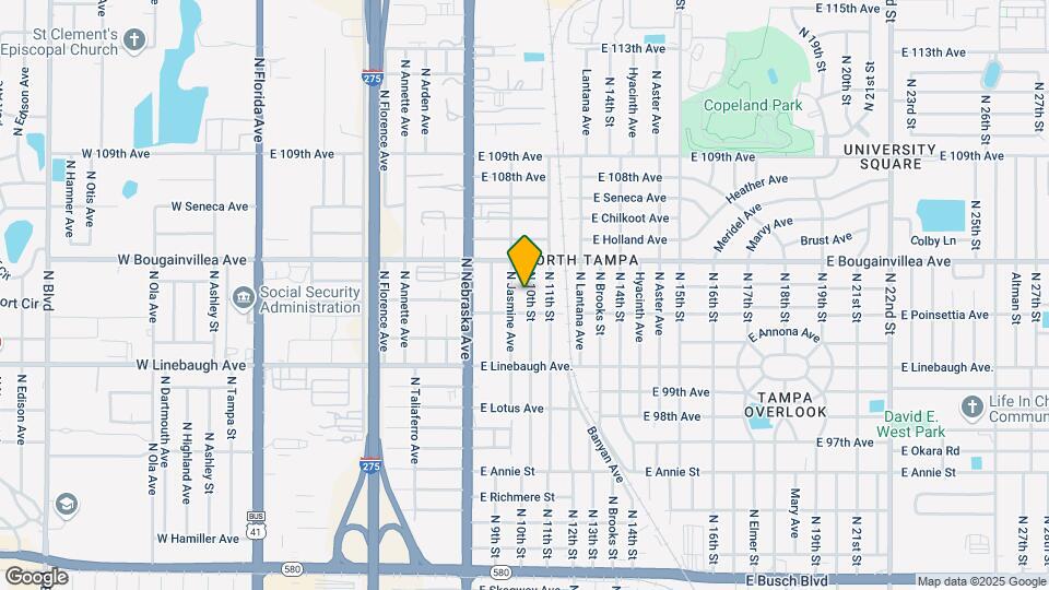 10108 N 10th St Mapa y Detalles de la Ubicación