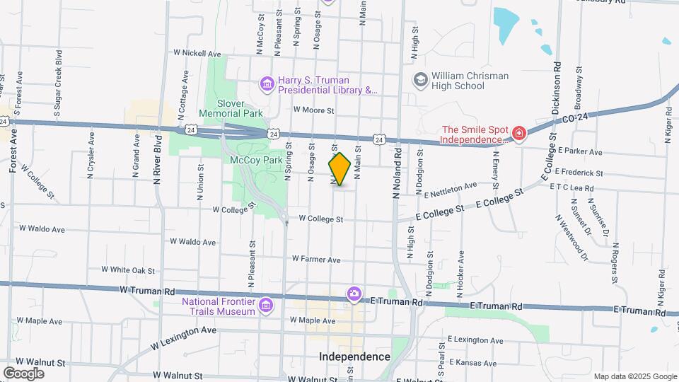 121 W Nettleton Ave Map and Location Details