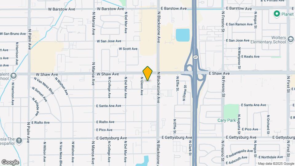 1541 E Fairmont Ave Map and Location Details