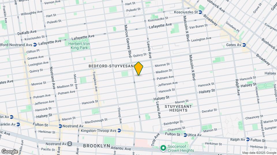 502 Madison St Map and Location Details