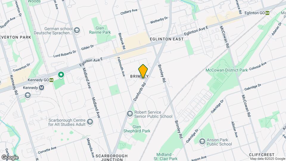 964 Danforth Rd Map and Location Details