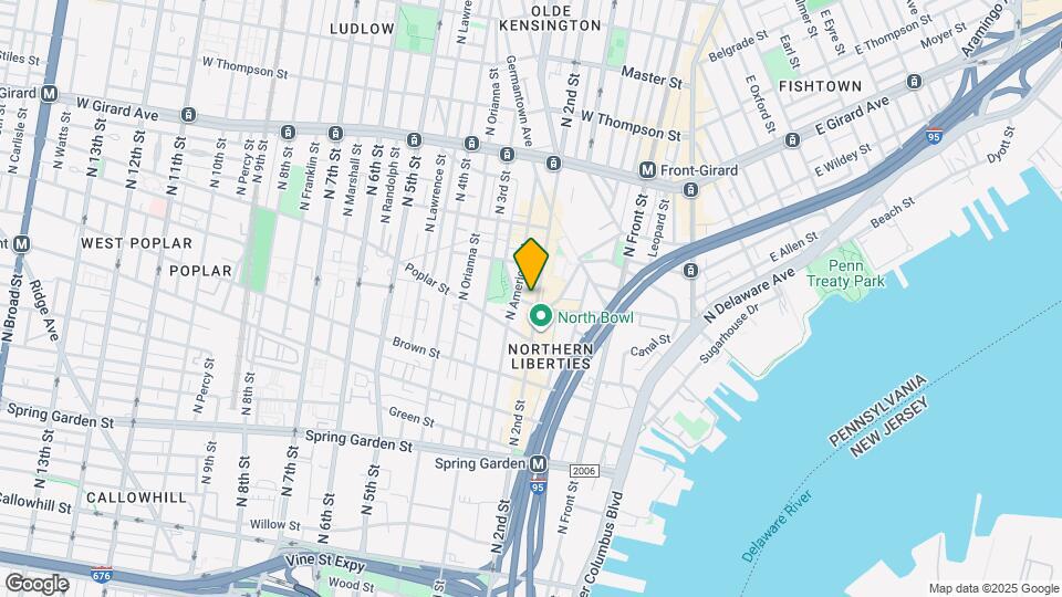 946 N 2nd St Map and Location Details