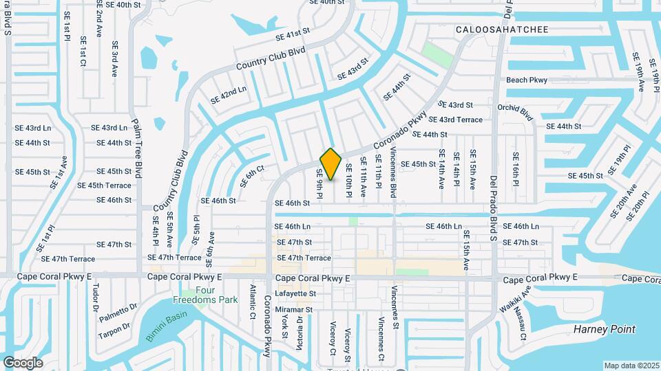 4522 SE 10th Ave Map and Location Details